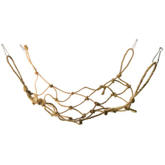 Hanging Parrot Climbing Net with Hook and Swing Rope